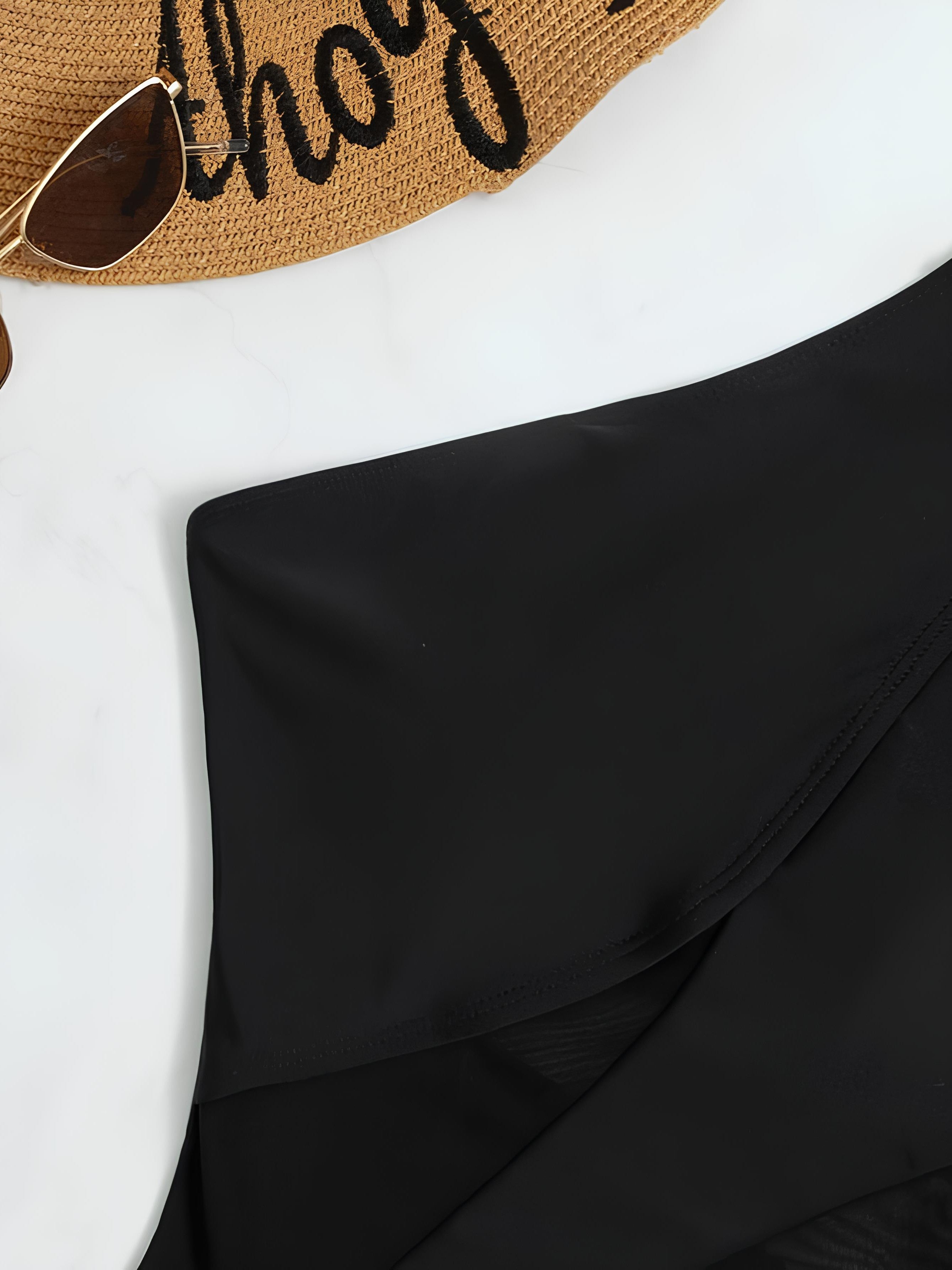 Asymmetrical Swimsuit With Cutouts And Strategic Sheer Panels