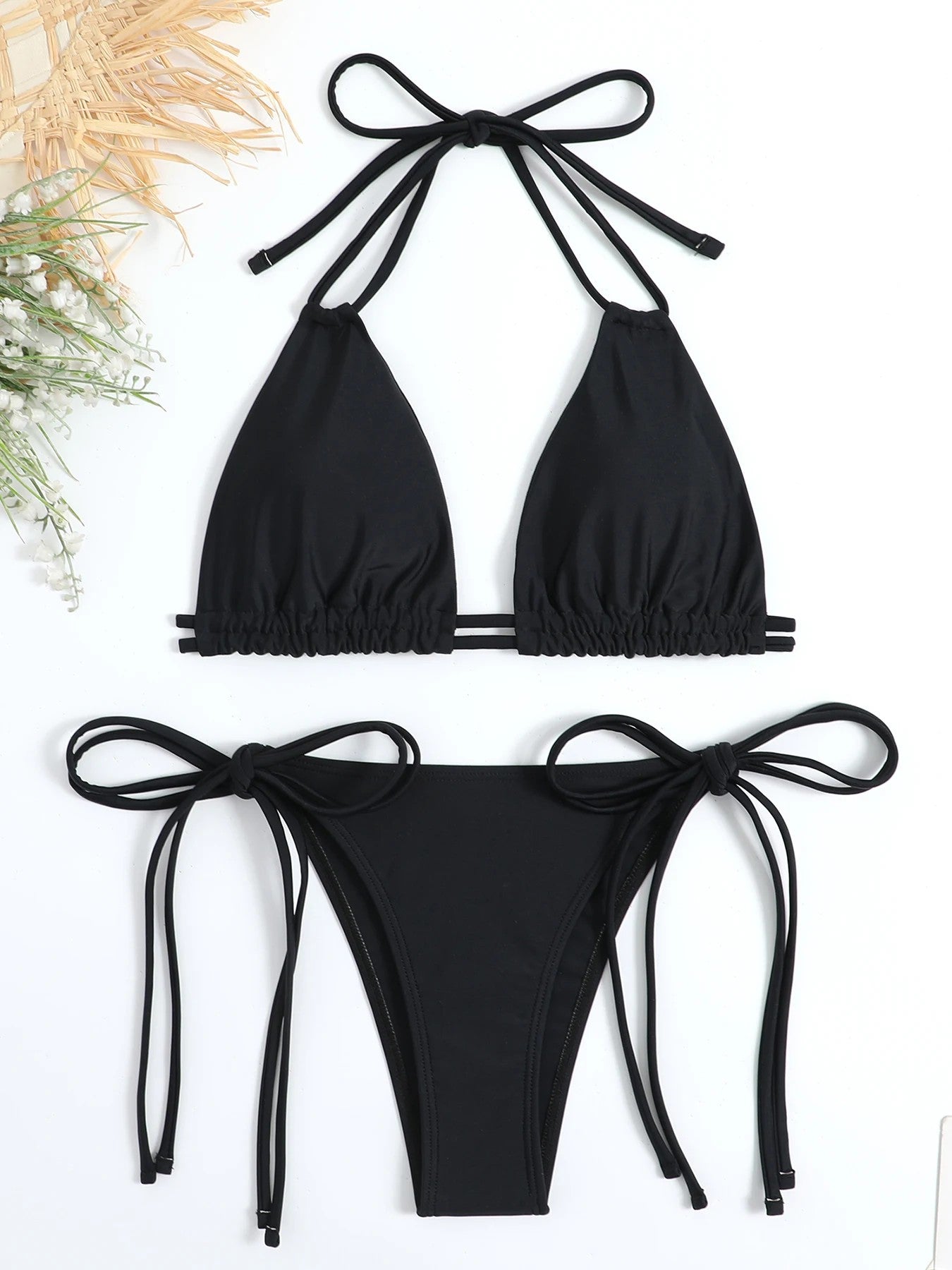 Triangle Bikini With Side Tie