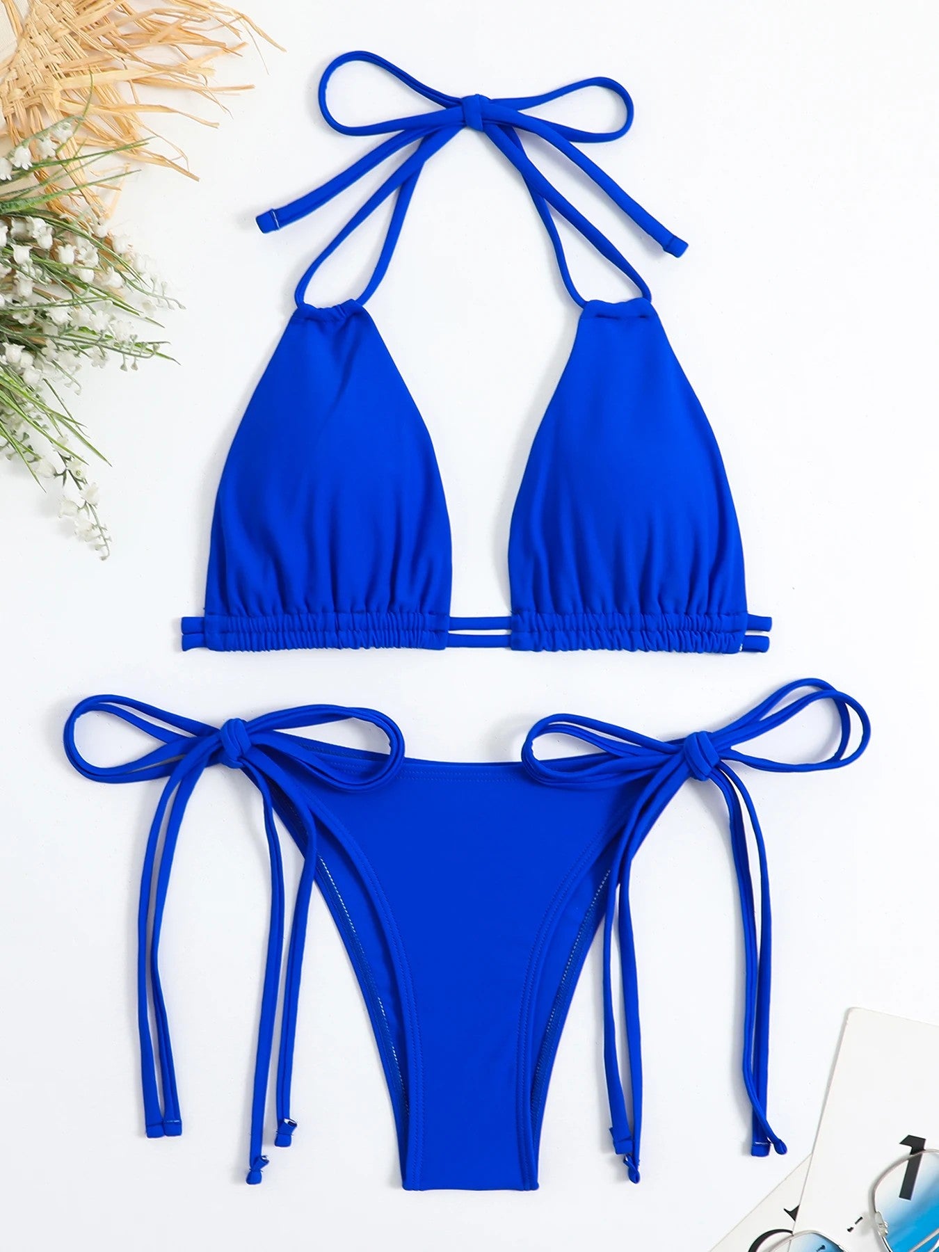 Triangle Bikini With Side Tie