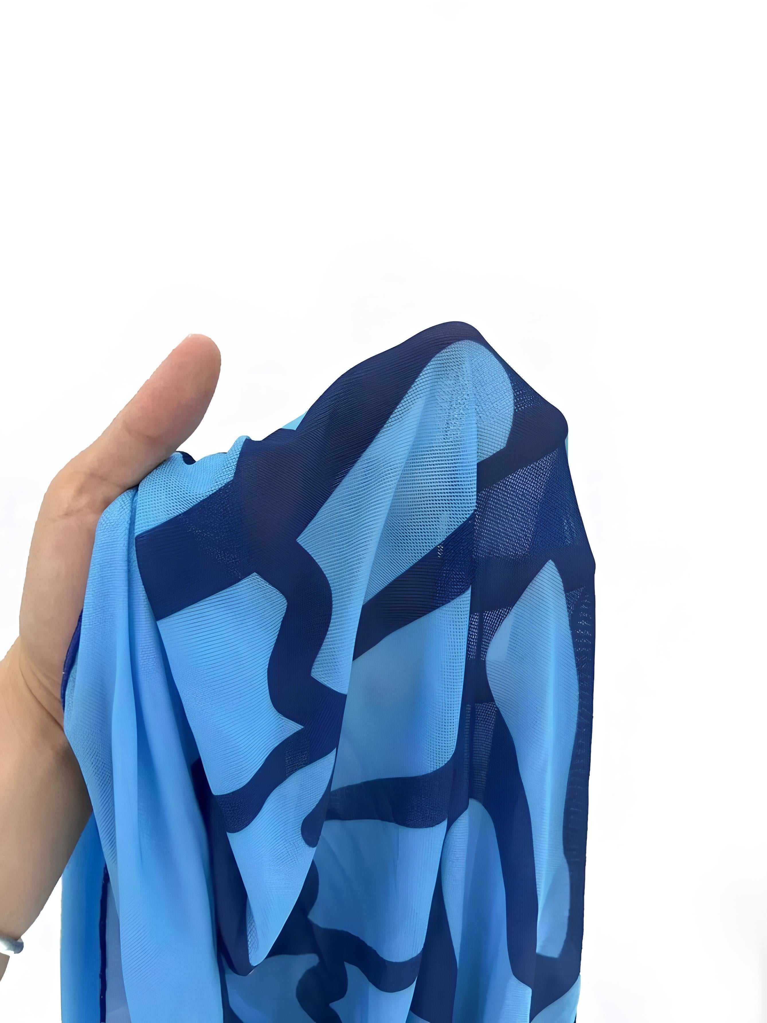 Butterfly Printed Cover-Up With Versatile Tie