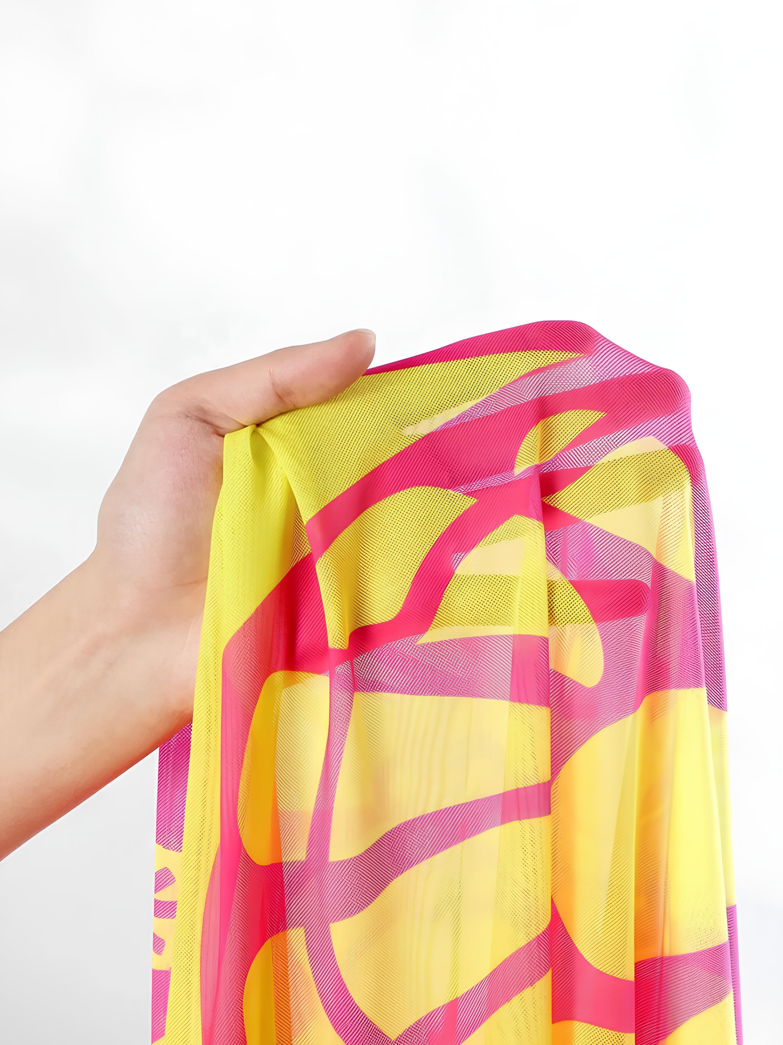 Butterfly Printed Cover-Up With Versatile Tie