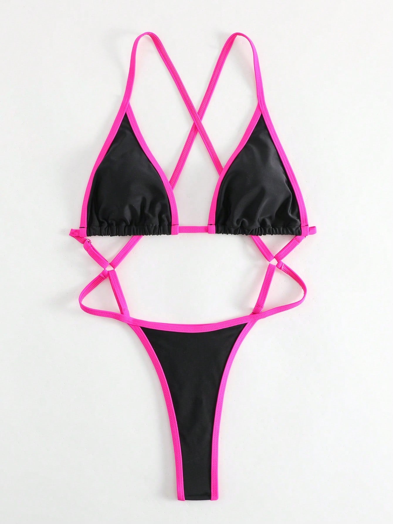 High-Cut Bikini With Cutouts And Side Tie